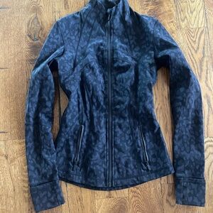 Women's Lululemon black cheetah print  Jacket